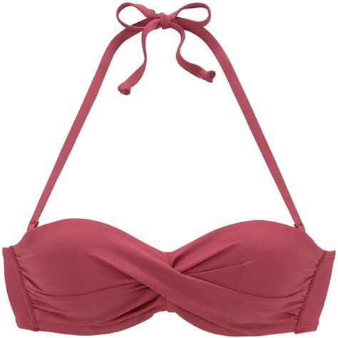 S Oliver B Gel Bandeau Bikini Top Rome Rot Ab Preisvergleich