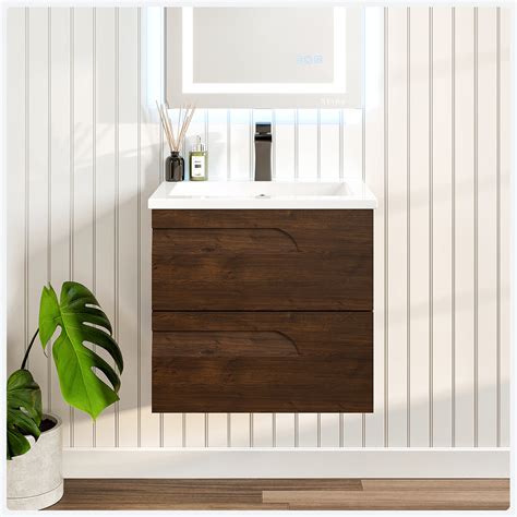 Ivy Bronx Ensemble De Meuble Lavabo Simple Mural 24 Po Dunnam Wayfair