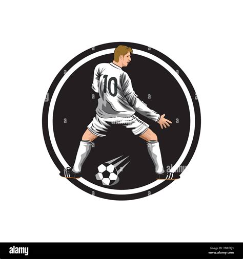 Cartoon soccer player character illustration vector eps format ...