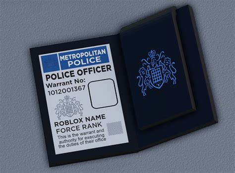 Police Warrant Card