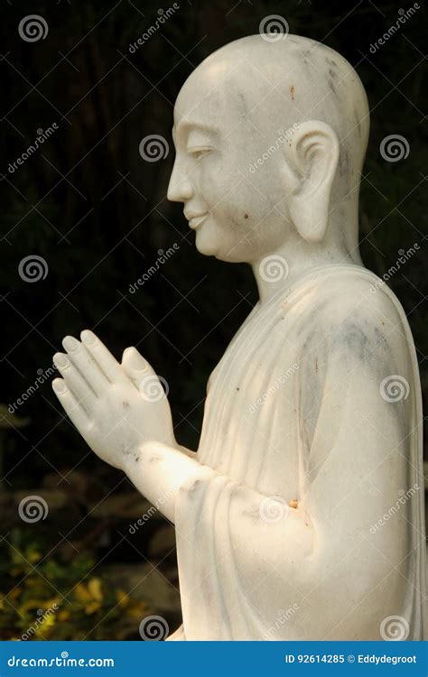 Praying Buddha Statue Stock Image Image Of Buddha Cruise 92614285