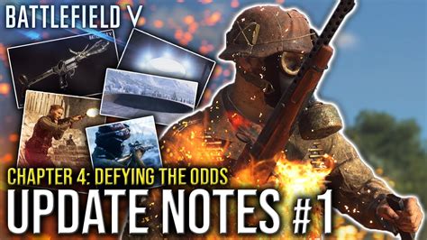 Update Notes 1 Chapter 4 Defying The Odds Battlefield V Youtube