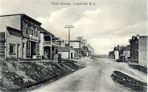 Historical photos photographs of Ladysmith British Columbia