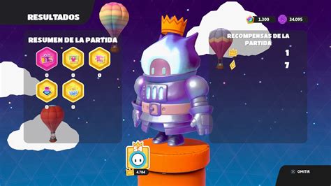 Fall Guys Última skin del Pase de Estrellas PARTIDAS RANDOM 21 U5