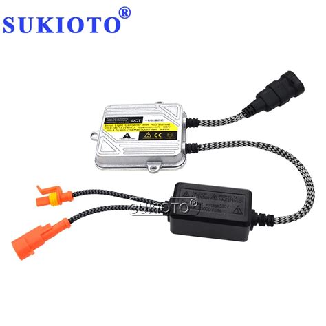 SUKIOTO 2PCS DC 12V HID Xenon Ballast 55W Car Light Electronic Ballast