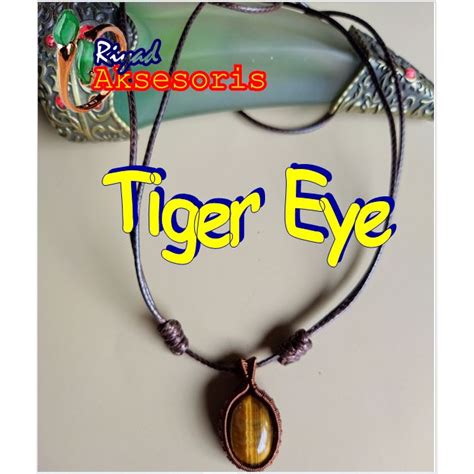 Jual Klaung Liontin Batu Akik Tiger Eye N Shopee Indonesia