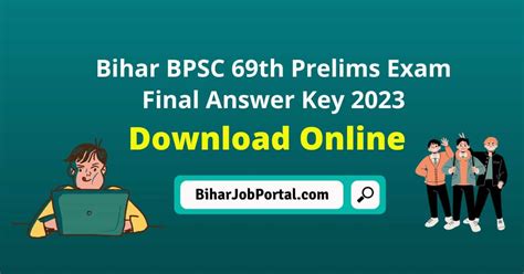 Bihar BPSC 69th Prelims Exam Final Answer Key 2023 Declared