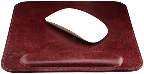 Londo Tapis De Souris En Cuir V Ritable Avec Repose Poignet