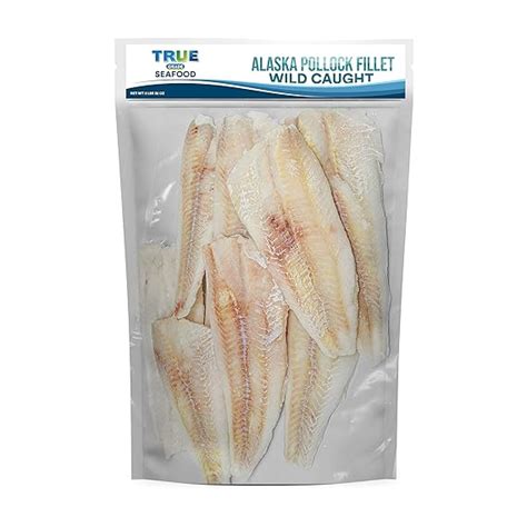 Alaskan Pollock Fillets Wild Caught 2lbs Bag Grocery