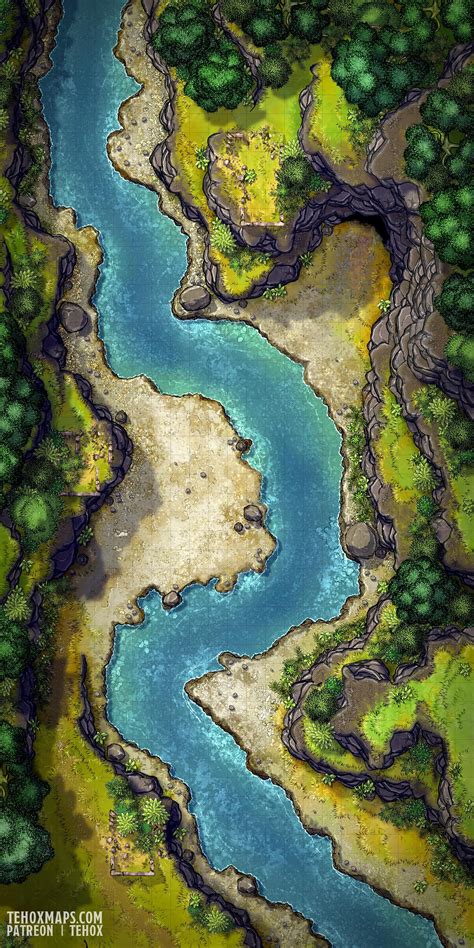 River Encounters Battlemap R Dndmaps