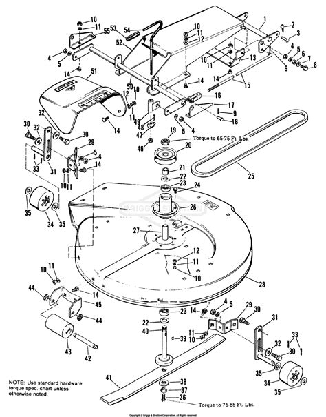 Simplicity 1600327 26 Rotary Mower Parts Diagram For 26 Mower