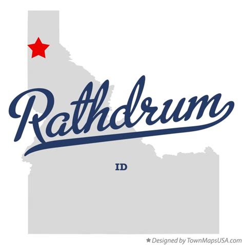 Map of Rathdrum, ID, Idaho