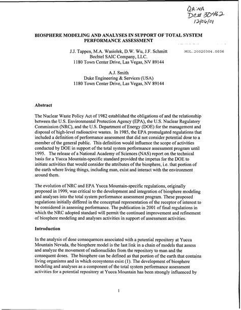 Biosphere Modeling And Analyses In Support Of Total System Performance