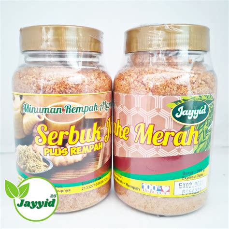 Jual Jahe Merah Plus Rempah Rempah Original Kemasan Botol 220gr Jayyid