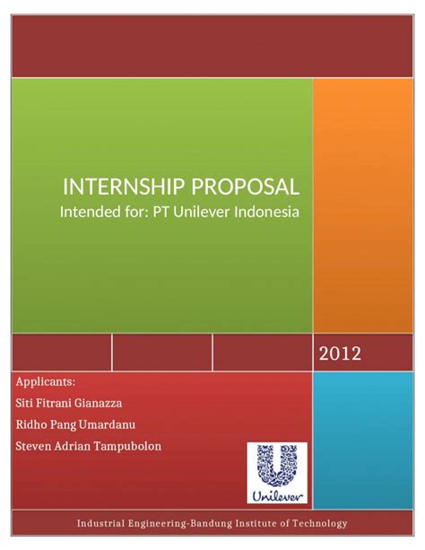 Docx Proposal Kp Unilever Dokumen Tips