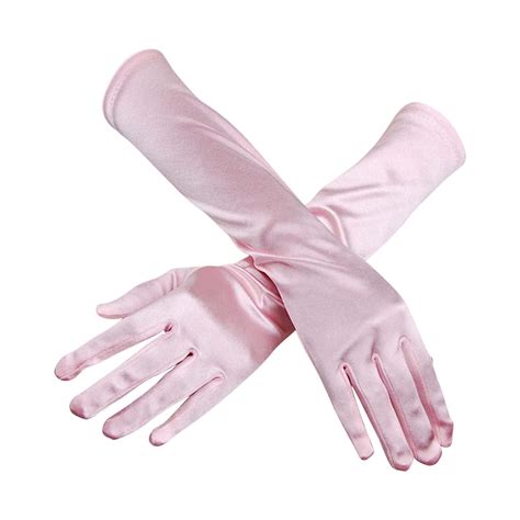 Valseel Womens Satin Long Gloves Opera Wedding Bridal Evening Party Prom Gloves