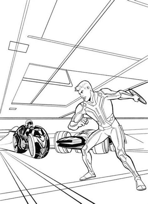 Real Steel Atom Coloring Pages Sketch Coloring Page