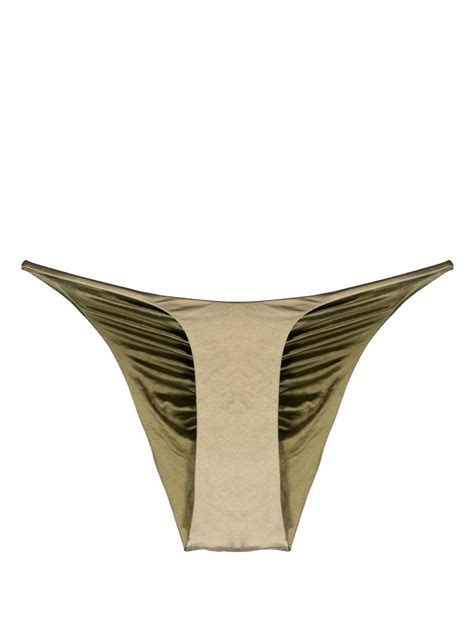 Isa Boulder Gathered Detail Bikini Bottoms Farfetch