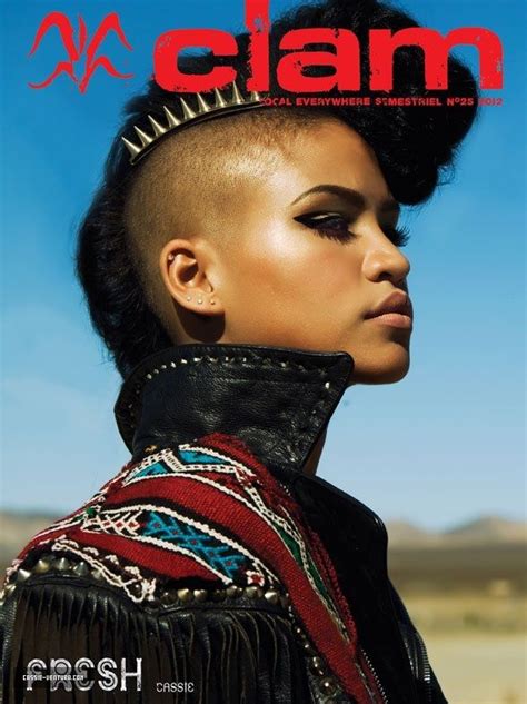 Cassie Glams It Up For The Cover Of Clam Magazine Video X Photos Apocalyptic Fashion Post