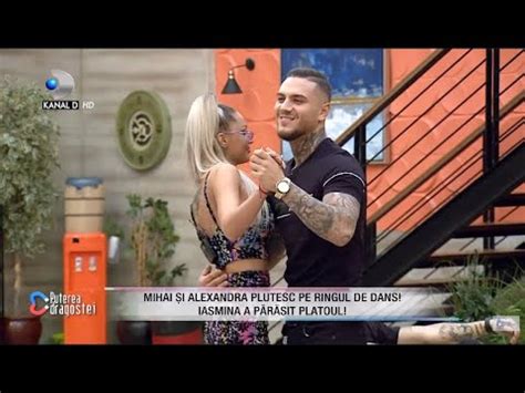 Mihai Si Alexandra Plutesc Pe Ringul De Dans Iasmina A Parasit Platoul