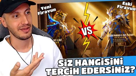 YENİ FİRAVUN VS ESKİ FİRAVUN SİZCE HANGİSİ PUBG MOBILE X Suit YouTube