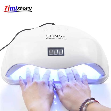 Sun5 Pro 72w Led Nail Lamp For Manicure 36 Pcs Led Beads Two Hand Lamp Nail Dryer For Curing