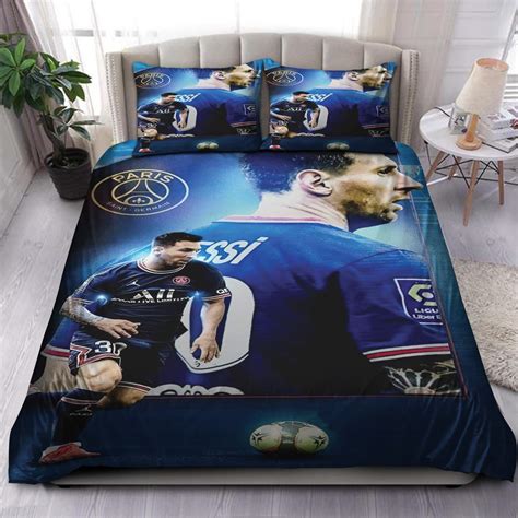 Paris Saint Germain Fc Lionel Messi Bedding Set V