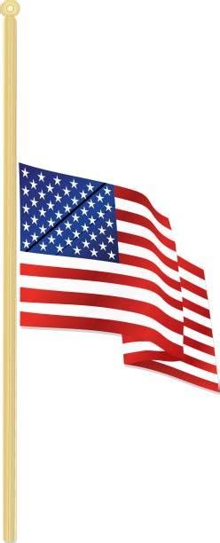 United States Flag Half Mast Illustrations, Royalty-Free Vector ...