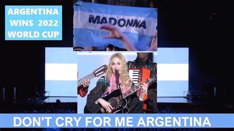 Madonna Dont Cry For Me Argentina Live In Buenos Aires