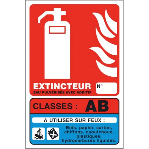 Panneaux Extincteur Classe Ab Fireless