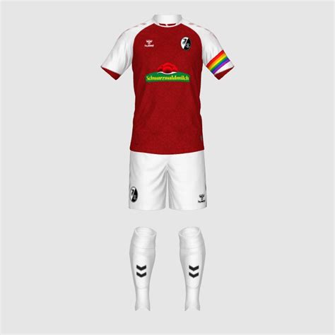 SC Freiburg Home Concept 1 FIFA 23 Kit Creator Showcase