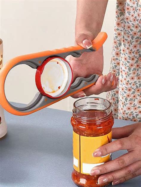 Pc Multifunctional In Jar Opener Jar Gripper Lid Opener Can Opener