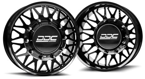 20 & 22 DDC The Mesh Forged Black/Milled Dually Wheels