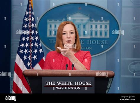 White House Press Secretary Jen Psaki Holds A Briefing At The White House In Washington Dc On