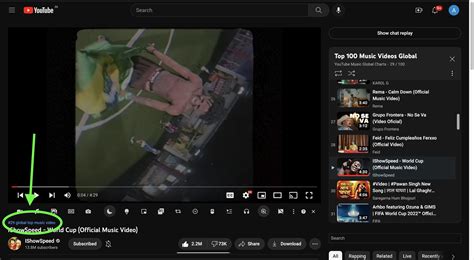 Speed, your song is on the YouTube Music Global Charts ranked #29