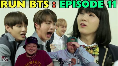 Run Bts Episode 11 Bts Goes Back To School Reaction Youtube