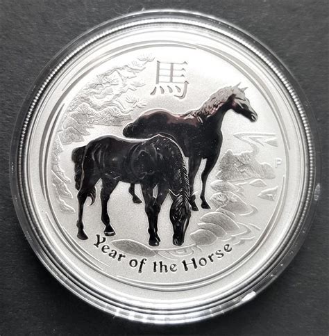 1 oz Silbermünze Year of the Horse aus Lunar Serie II Kaufen auf