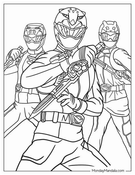 Power Rangers Rpm Red Ranger Coloring Page