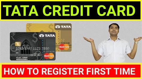 Sbi Tata Credit Card Registration Process Tata Credit Card Register Tata Credit Card Youtube