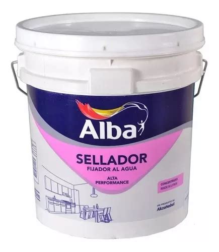 Sellador Fijador Al Agua Alta Performance Alba Litros