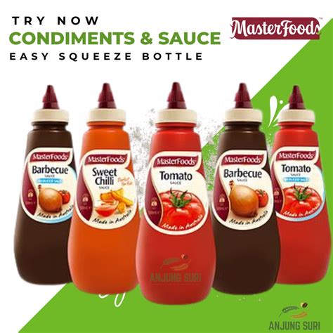 Barbecue Smockey Tomato Sauce Masterfoods Sweet Chili Master Foods