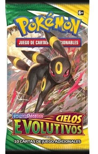 Pokemon Tcg Sobre Cielos Evolutivos Original Espa Ol Evolvin Cuotas