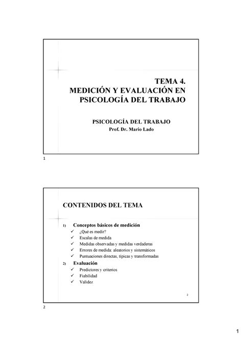 Tema 4 Medici ÃƒÂ³n y Evaluaci ÃƒÂ³n TEMA 4 MEDICIÓN Y EVALUACIÓN