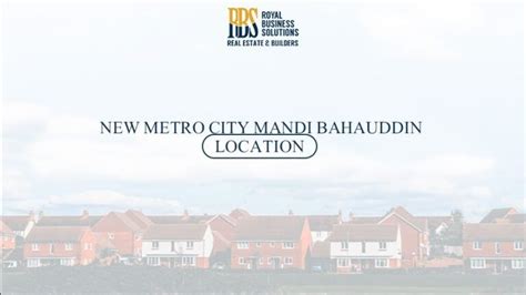 New Metro City Mandi Bahauddin Location Updated Payment Plan