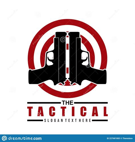 Gun shoot logo brand stock vector. Illustration of label - 227681083