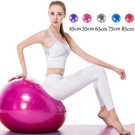 Pvc Yoga Balls Bola Pilates Fitball Cm Cm Cm Cm Cm Thickened