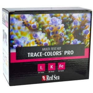 Red Sea Trace Color Pro Test Kit Meerwasseraquaristik Bartelt