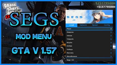 TUTO FR INSTALLER UN MOD MENU GRATUIT GTA 5 ONLINE PC 1 57 SEGS MOD