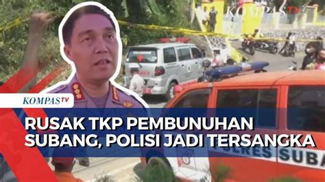 Polisi Inisial T Jadi Tersangka Perusakan TKP Kasus Ibu Dan Anak Di