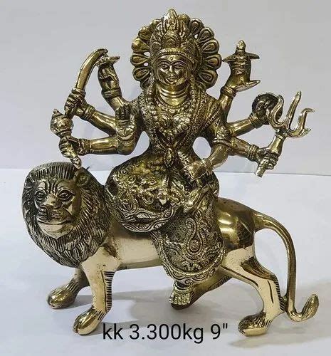 Brass Durga Maa Statue At Rs Kg Brass Durga Statue In Hathras